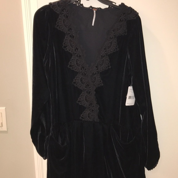 Free People “velvet” dress - Picture 1 of 7
